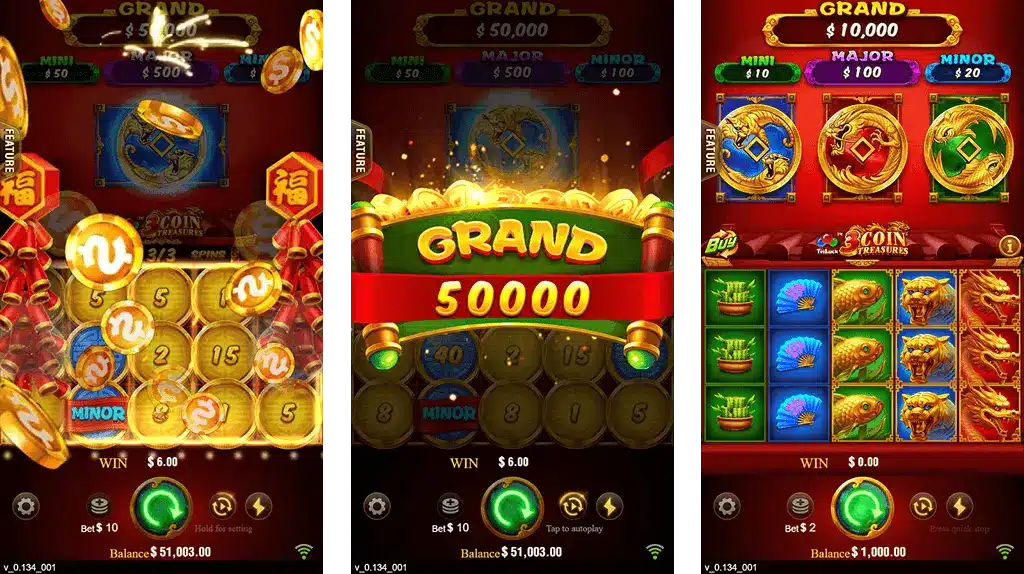 3 Coins Rajabetsonline Bonus